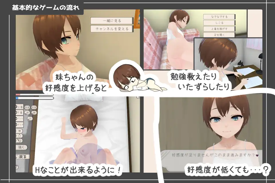 图片[2]-【日系SLGAI汉化】动态 和妹妹一起生活吧 V1.0-USEE资源